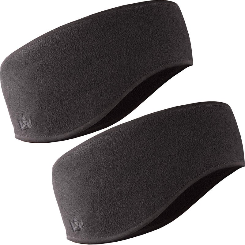 The Friendly Swede Ear Warmer Headband â€” Unisex 2-Pack Winter Headbands for Women & Men - Fleece Ear Warmers - Stretchable Ear Covers for Outdoors/Cycling/Hiking/Running - Image 1